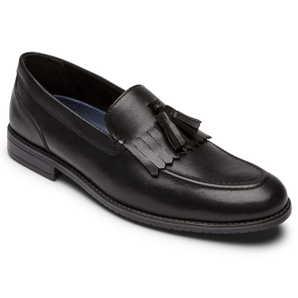 Mocassins Rockport Homem Pretas - Style Purpose 3 Tassel - 71632APYE